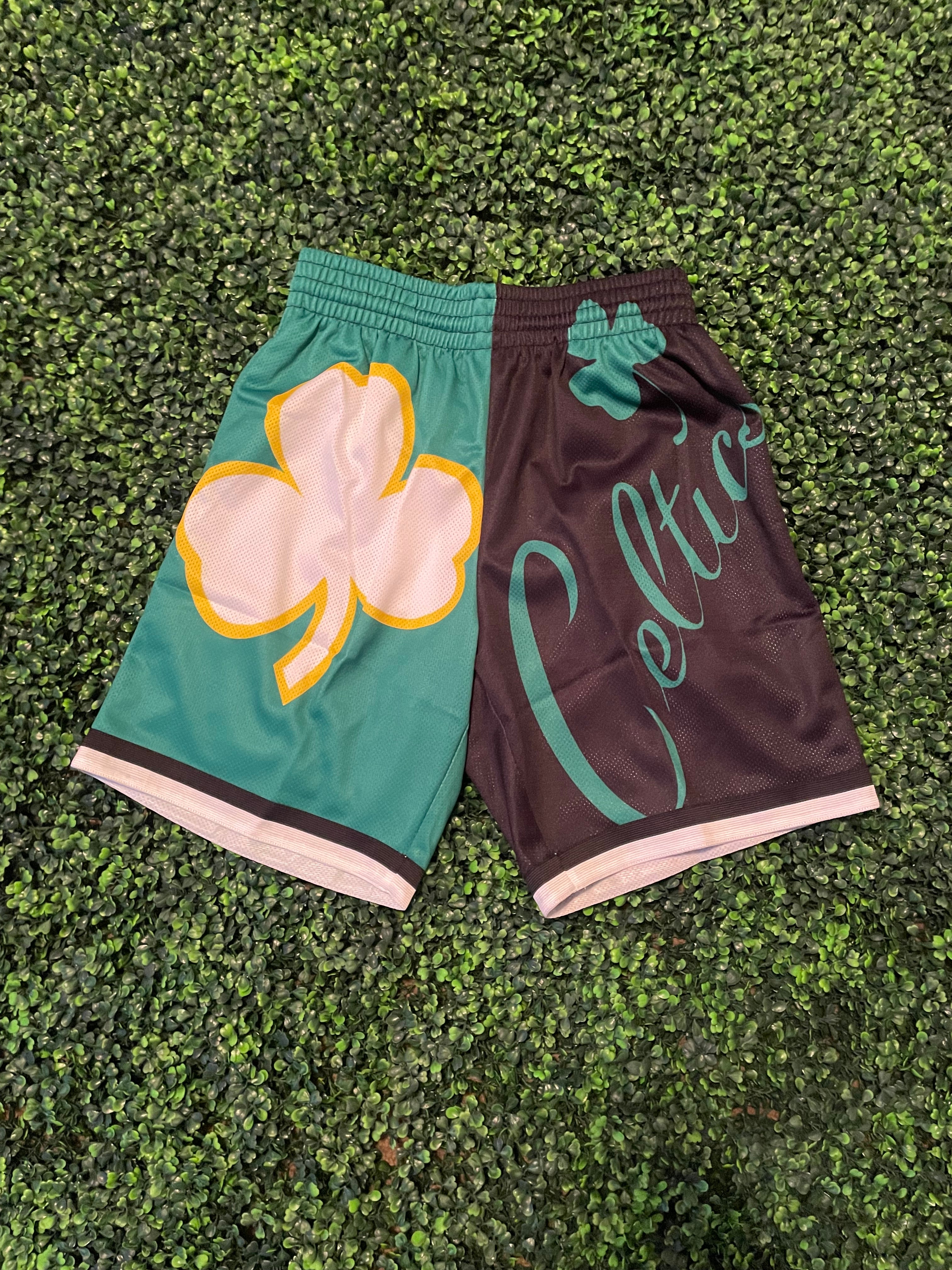 NBA BIG FACE SHORTS CELTICS MITCHELL & NESS