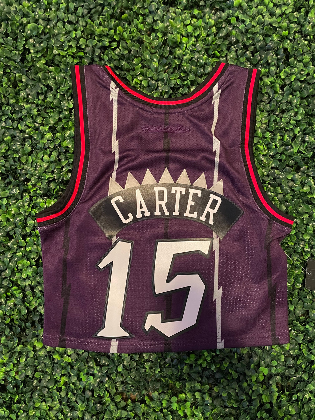 NBA WOMENS N&N CROP JERSEYS RAPTORS 1998 VINCE CARTER MITCHELL & NESS