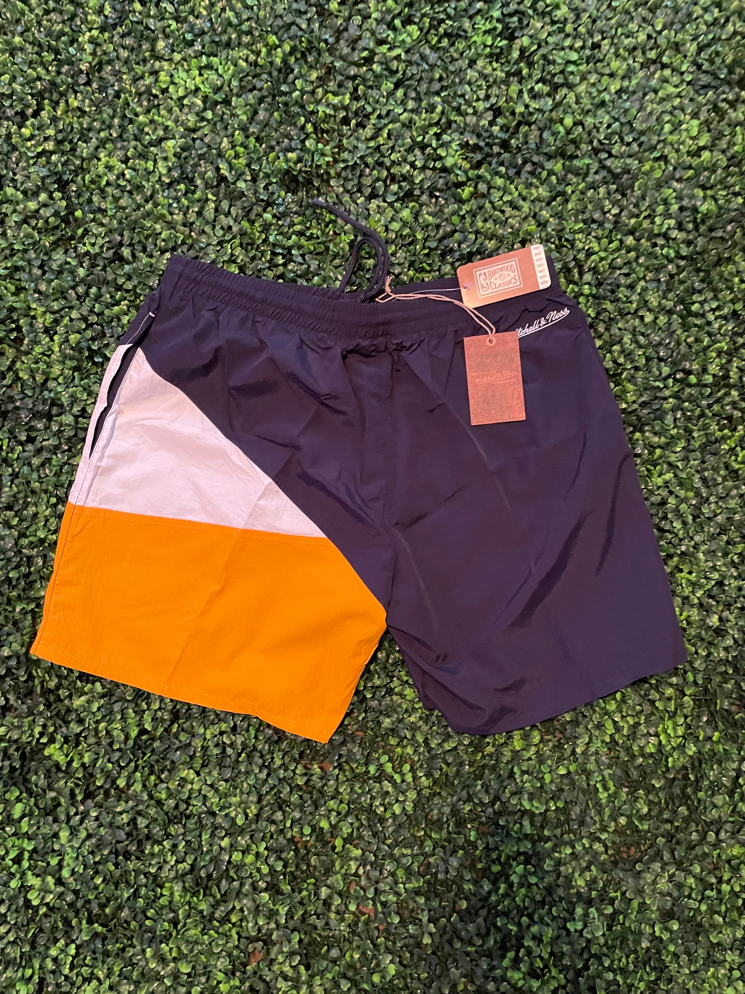 NBA SHORTS VINTAGE LOGO WARRIOS MITCHELL & NESS