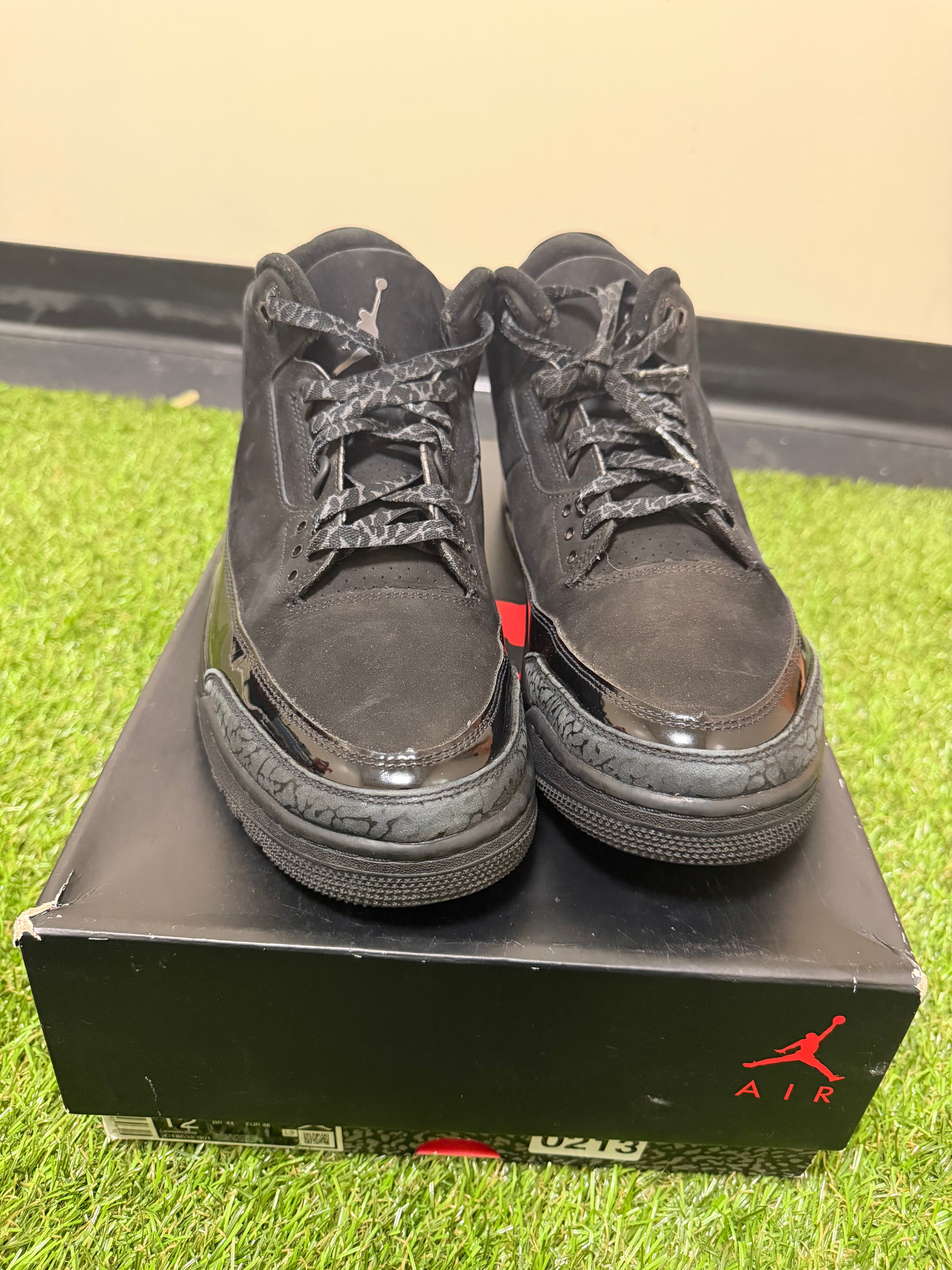 Jordan 3 black cat preowned