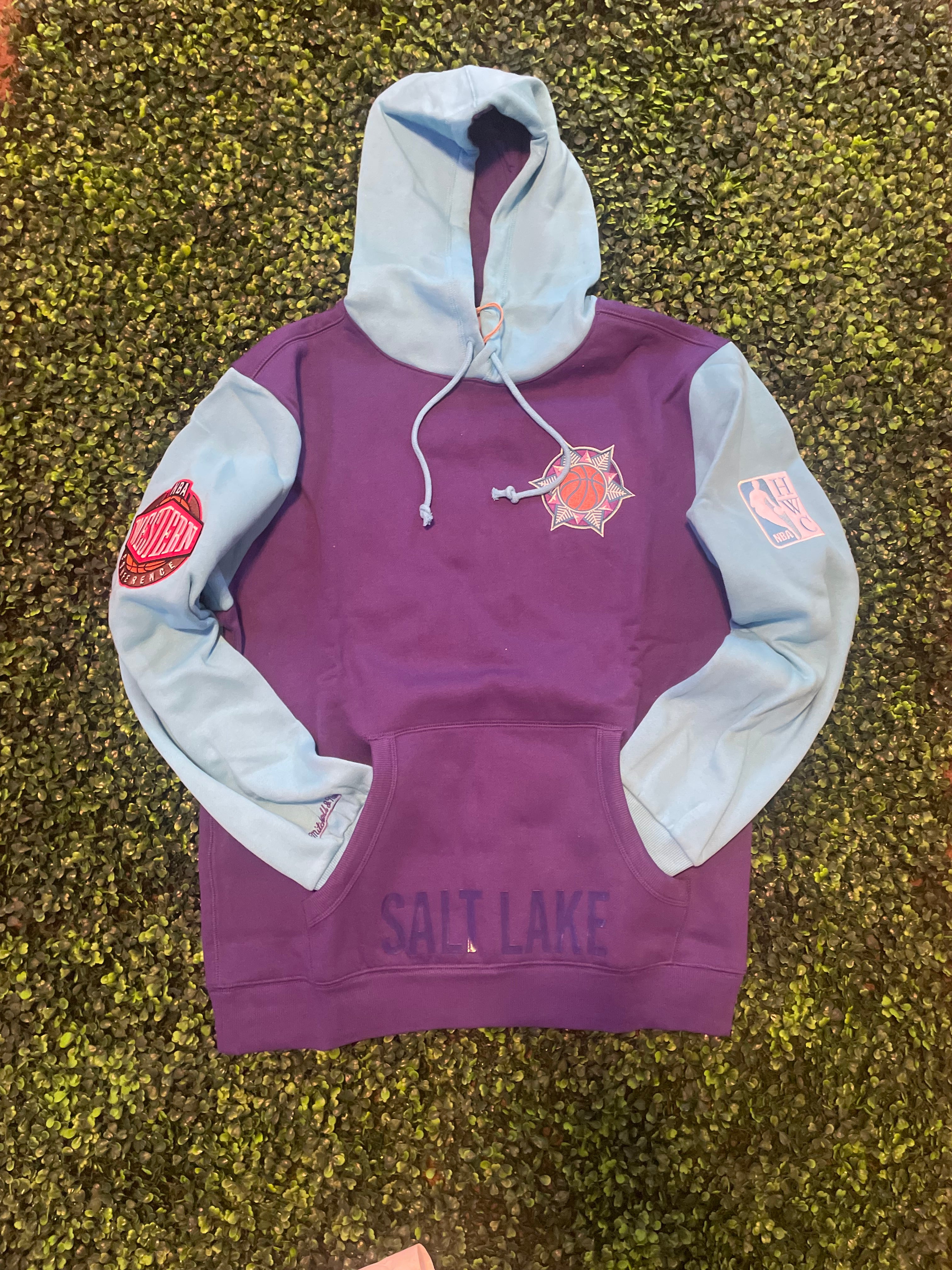 UTAH JAZZ NIGHT FLEECE HOODIE