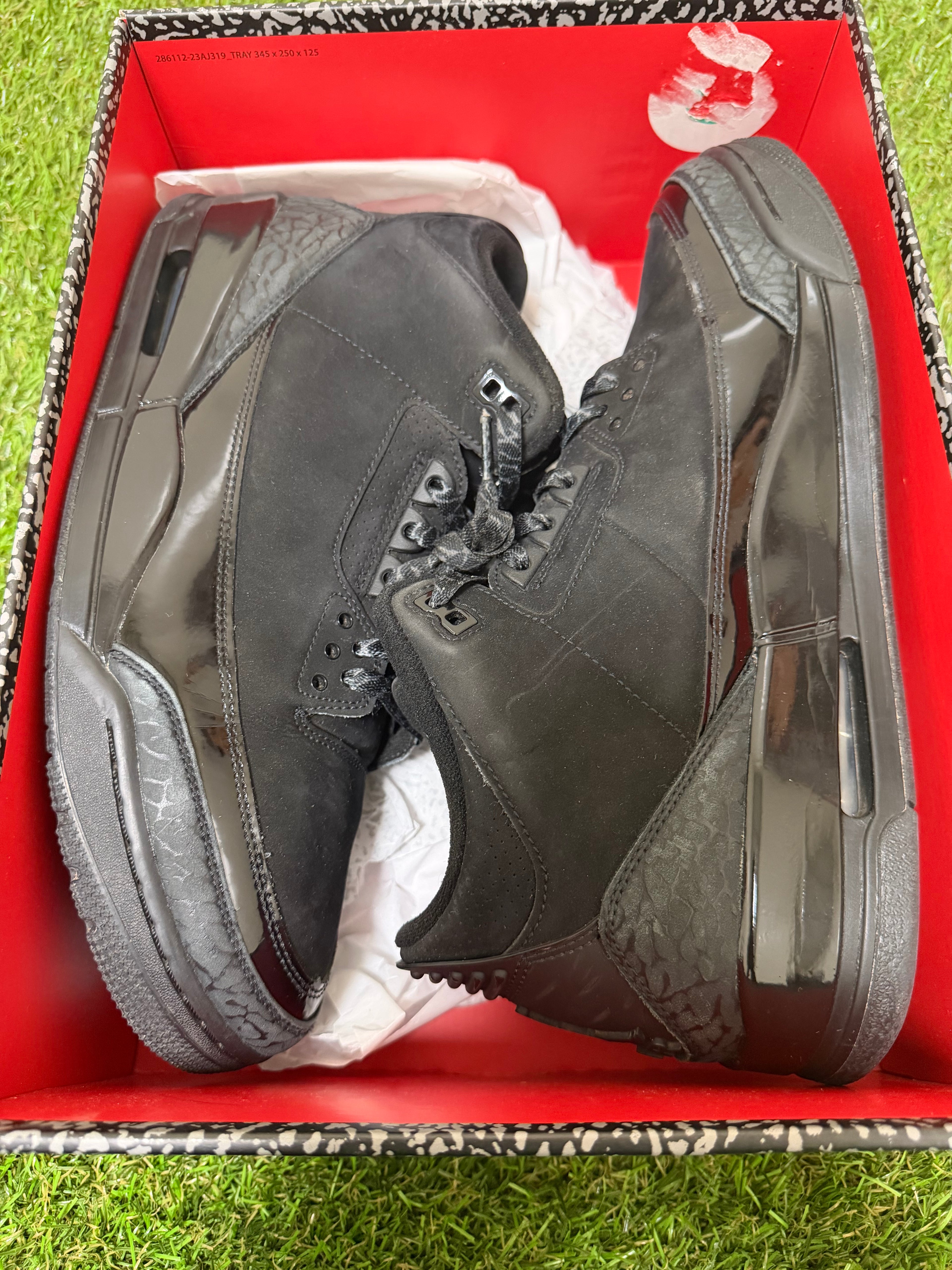 Jordan 3 black cat preowned