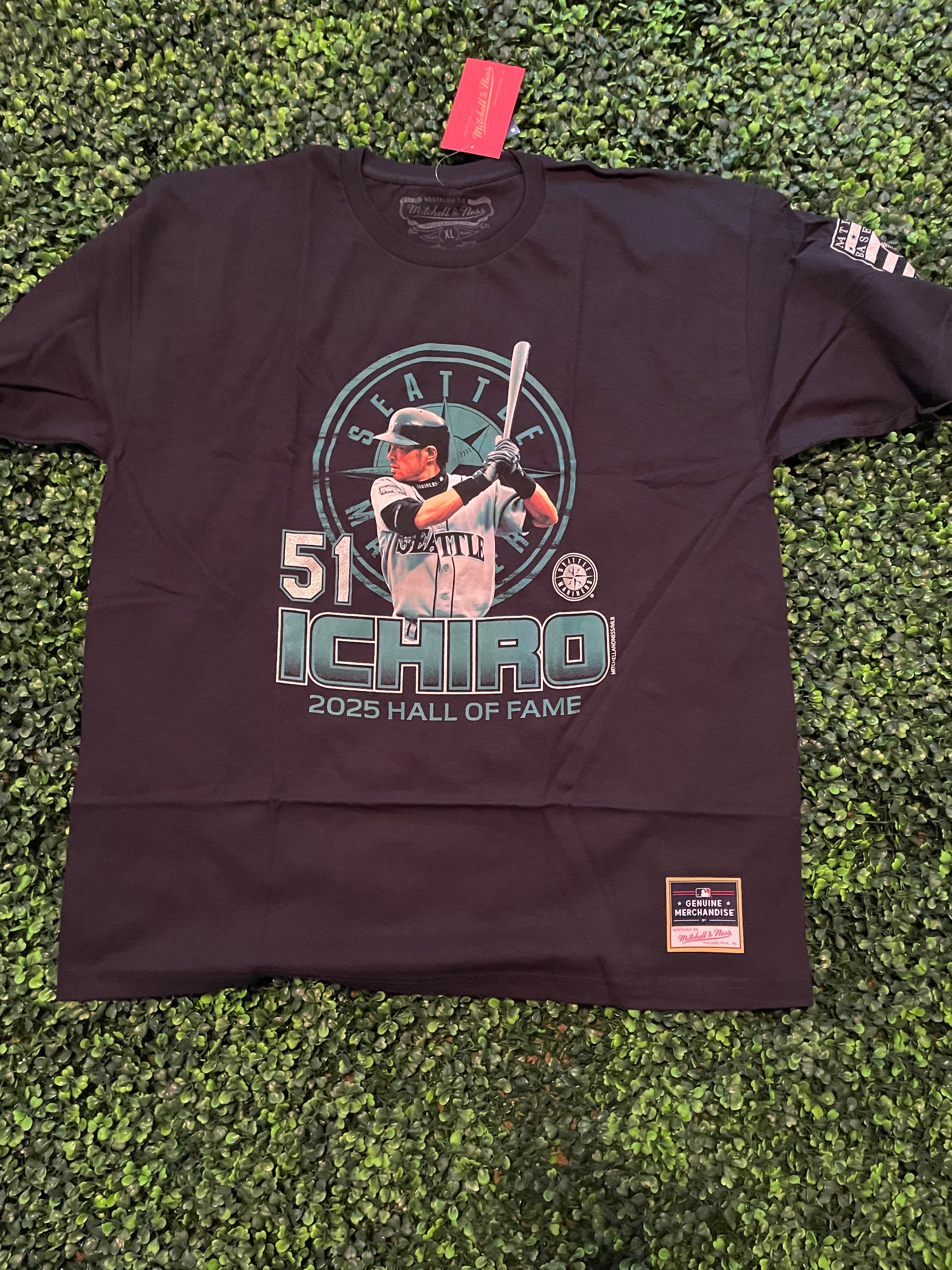 MLB HOF HITTER TEE ICHIRO SUZUKI MITCHELL & NESS