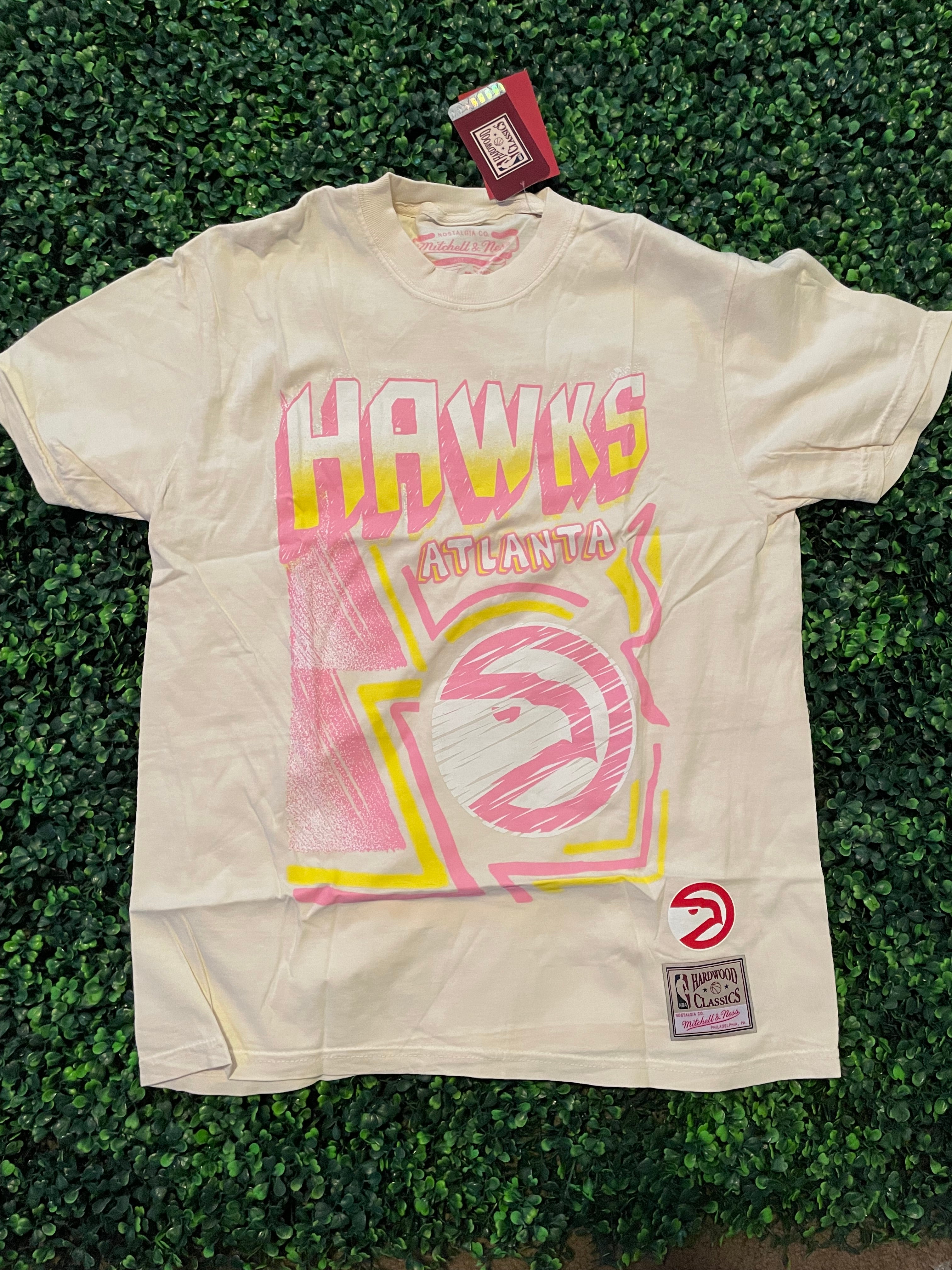 ATLANTA HAWKS TEE MITCHELL& NESS