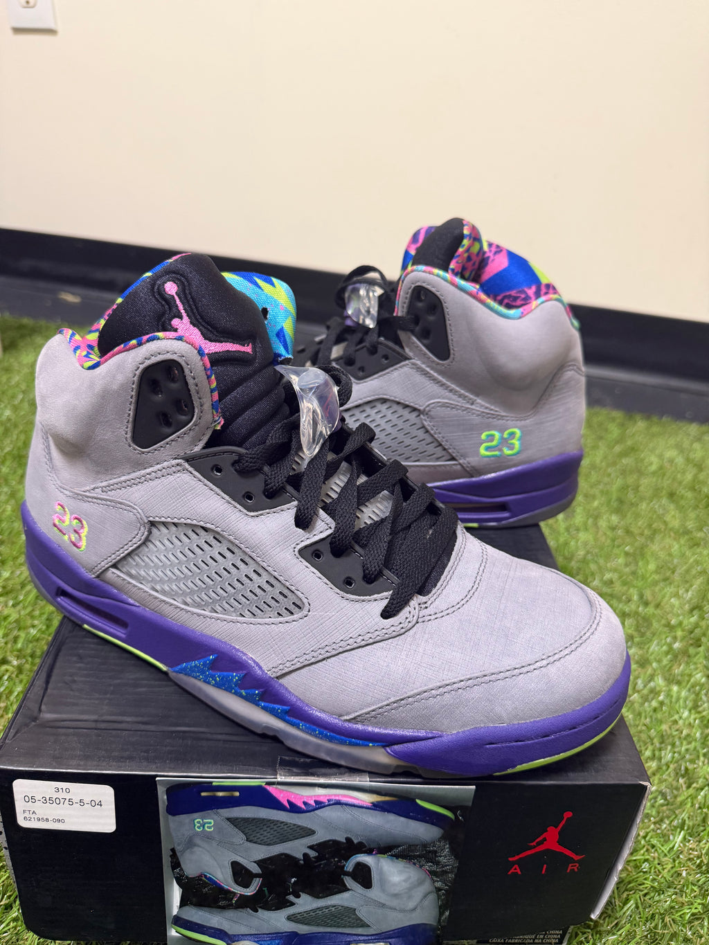 JORDAN 5 BEL-AIR WITH BOX PREOWED