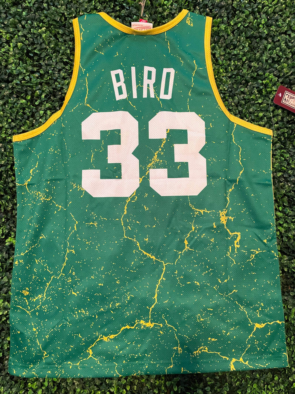 NBA PLAYER BURST MESH TANK CELTICS LARRY BIRD MITCHELL & NESS