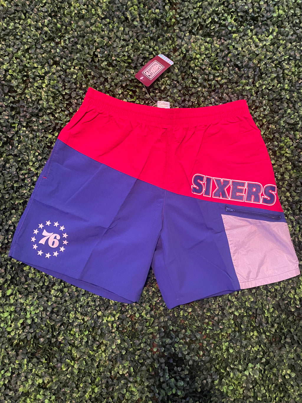 76ERS SHORTS MITCHELL & NESS