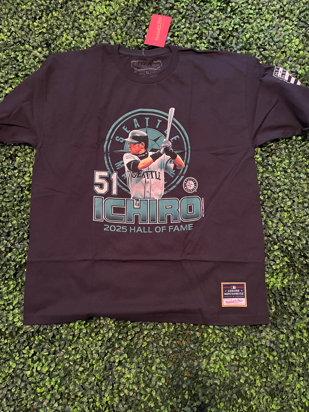 MLB HOF HITTER TEE ICHIRO SUZUKI MITCHELL & NESS
