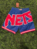NBA BLOWN OUT FASHION SHORTS NETS MITCHELL & NESS