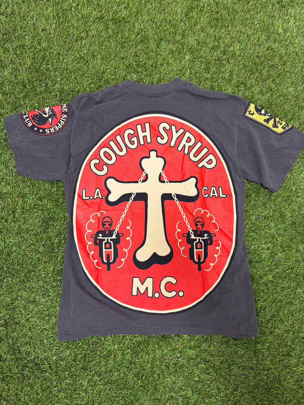 Cough syrup tee