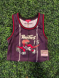 NBA WOMENS N&N CROP JERSEYS RAPTORS 1998 VINCE CARTER MITCHELL & NESS