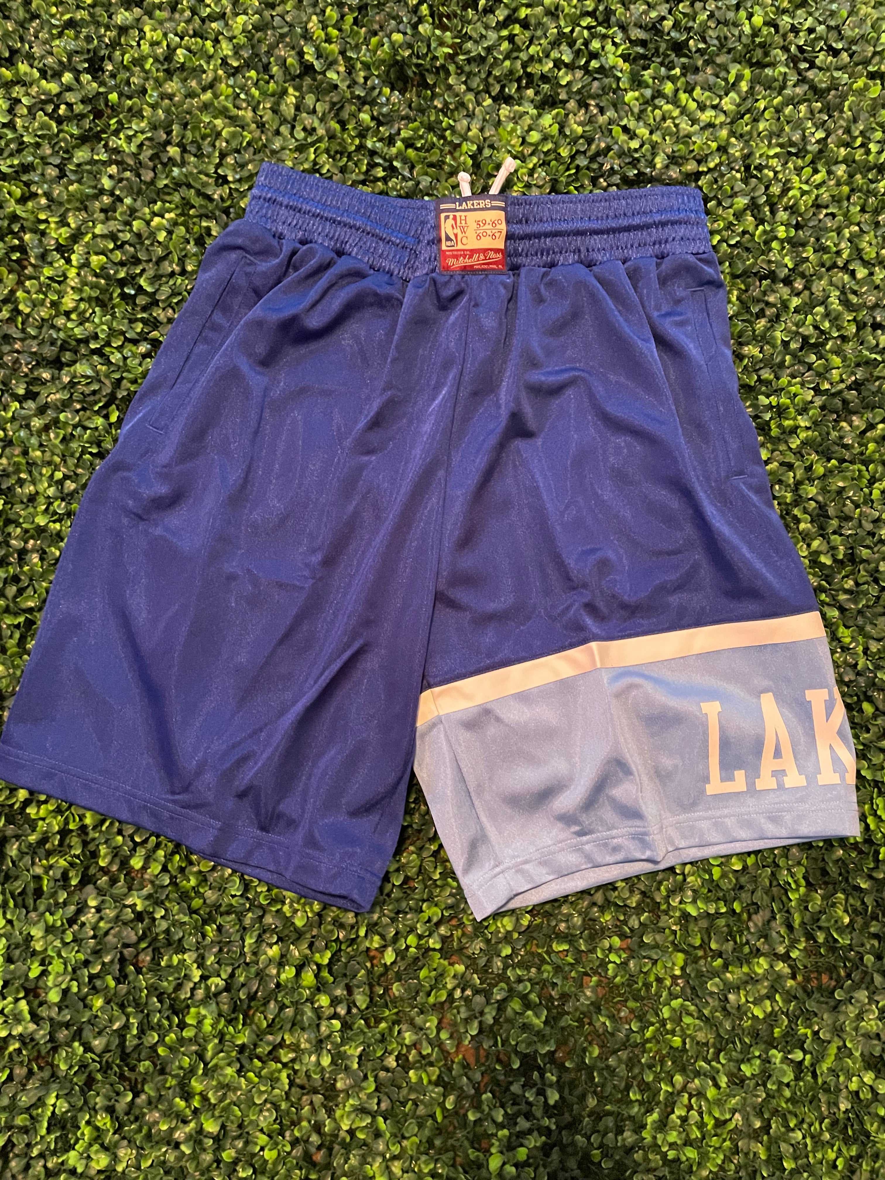 LAKERS SHORTS VINTAGE MITCHELL & NESS