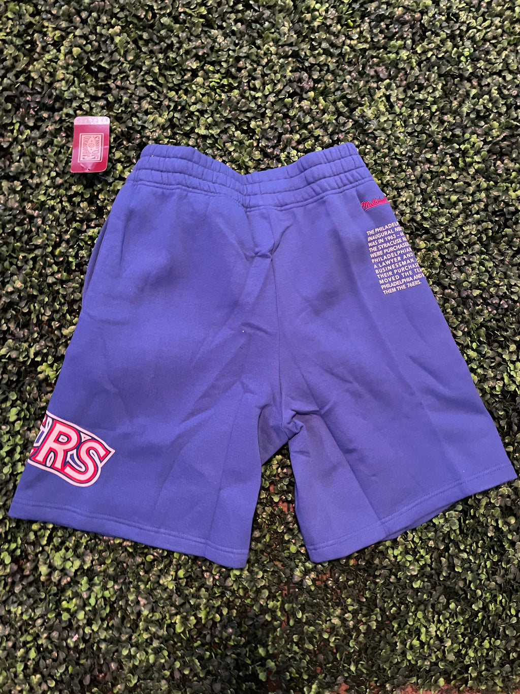 76ERS SHORTS FLEECE MITCHELL & NESS