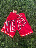 NBA BLOWN OUT SHORT HEAT