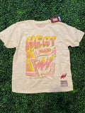 NBA HEAT TEE MICTHELL & NESS