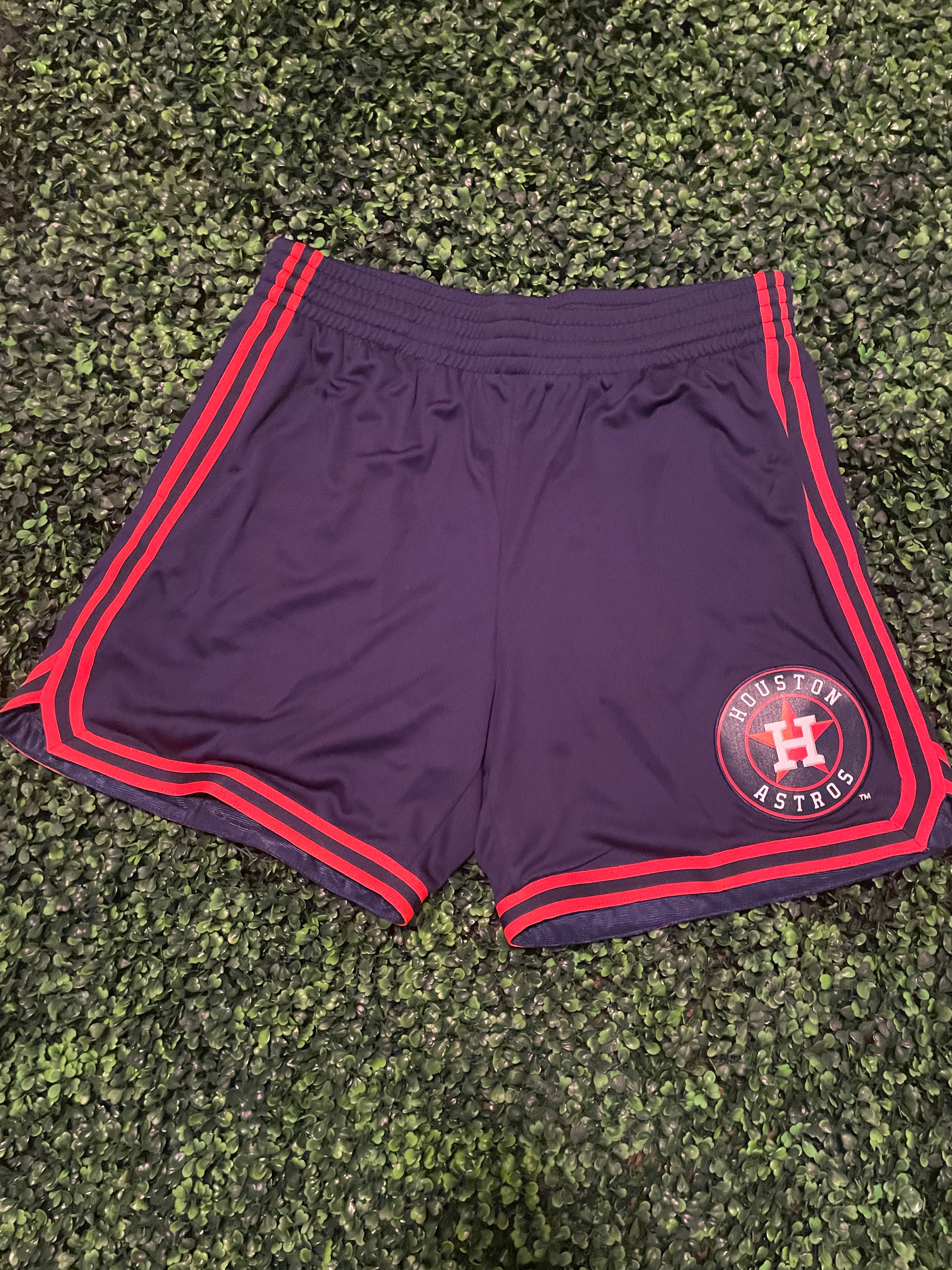MLB OVERTIME WIN MESH SHORTS CURRENT LOGO ASTROS